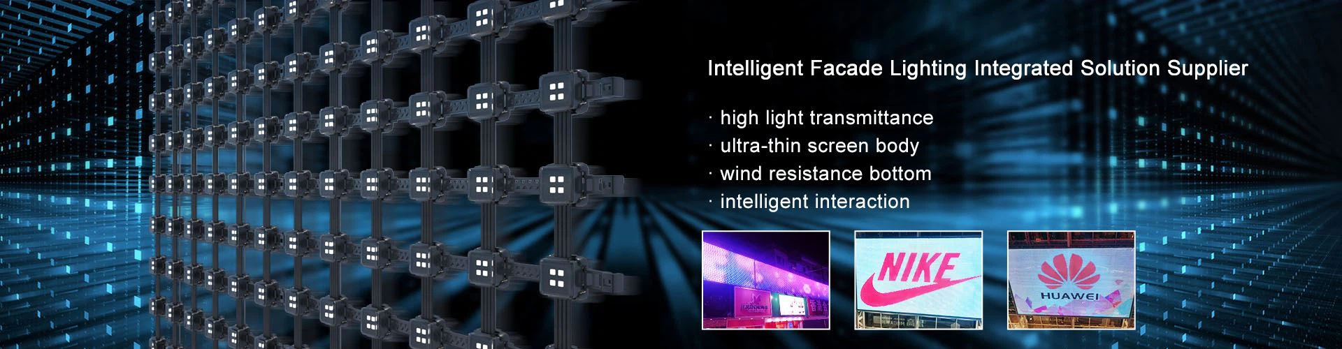 Facade Lighting Led Mesh Screen Led Display