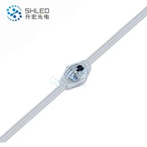 Osvetljenje vremenskim tunelom u boji u boji 3D LED piksela